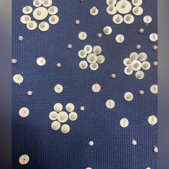 Michael Kors Embellished Zippered Short Sleeve Cardigan. - Picture 4 of 5